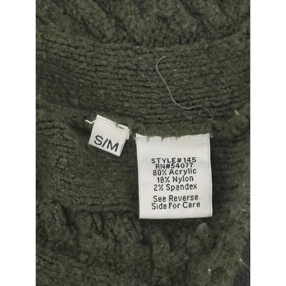 Cabi Green Cardigan Size Small/Medium Knit Shortsleeve Duster Cable Knit Boho - Picture 8 of 8
